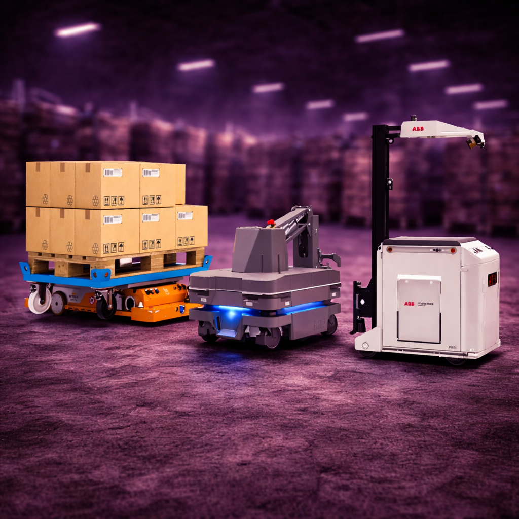 Autonomous Mobile Robots (AMR) in Warehouse