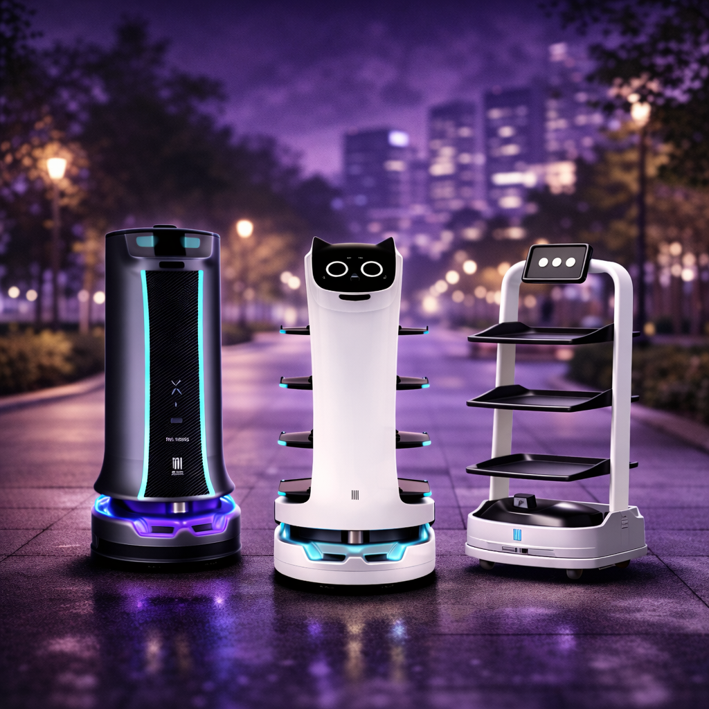 Delivery and logistics robots, for restaurants and delivery services.