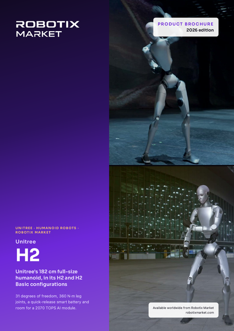Robot umanoide Unitree H2 – Brochure del prodotto