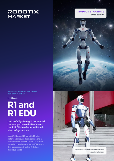 Unitree Robotics R1 EDU Smart (U2) – Folleto del producto