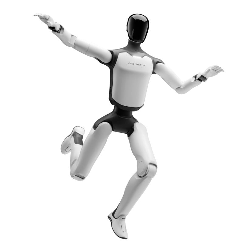 AGIBOT A3 Ultra in a dynamic jump